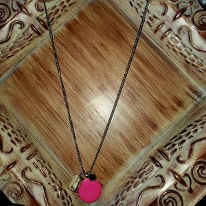 Ann Taylor Necklace, 3 pendant - long chained